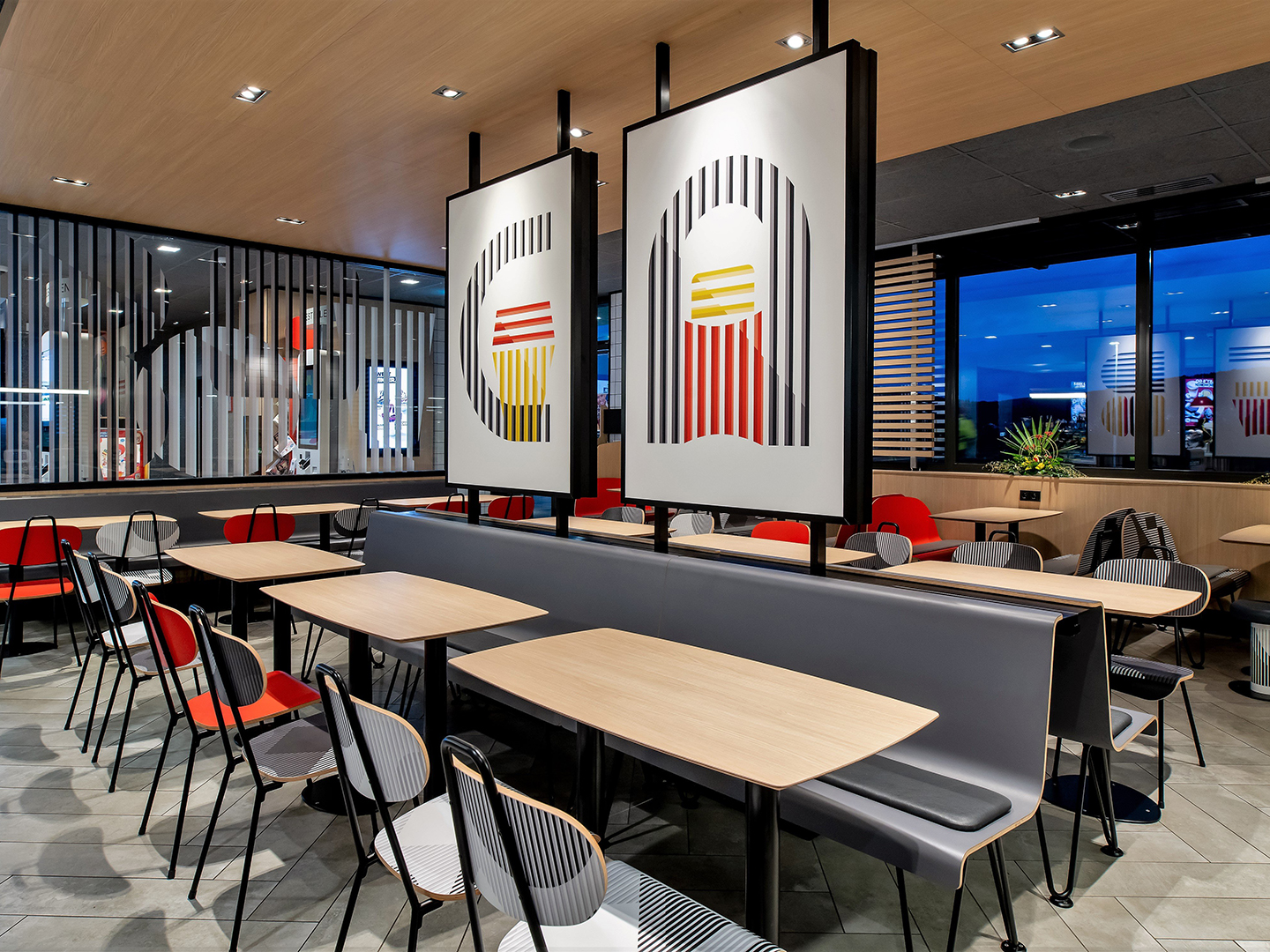 Restaurant - Custom Hospitality Furniture McDonald's Geometry