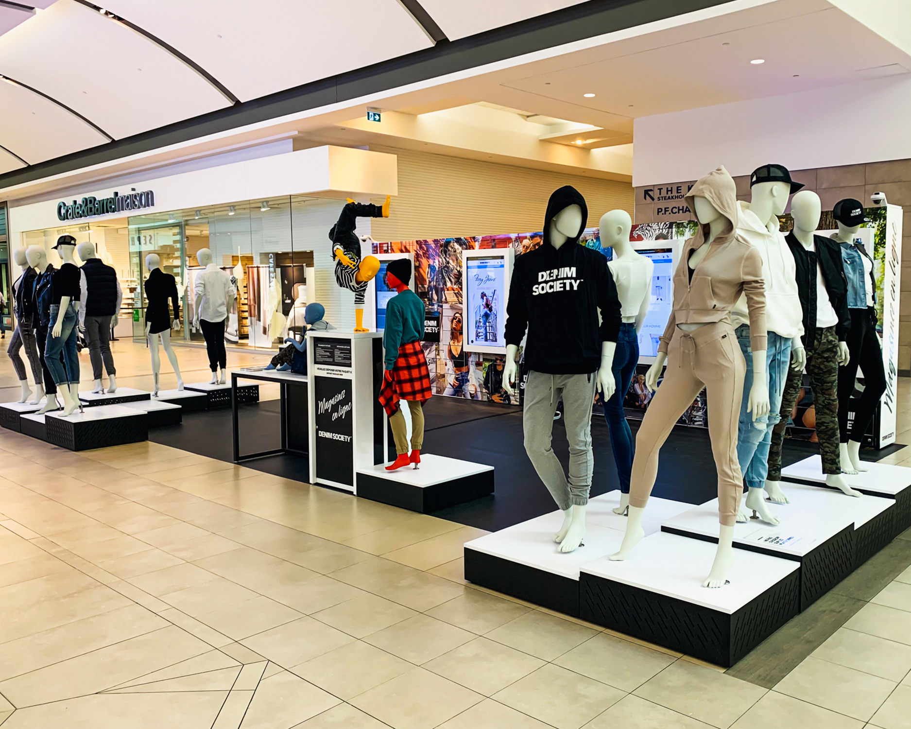Unmanned Kiosk with Interactive Touch Screens for Denim Society Addobox Smart Locker - custom designed for Denim Society