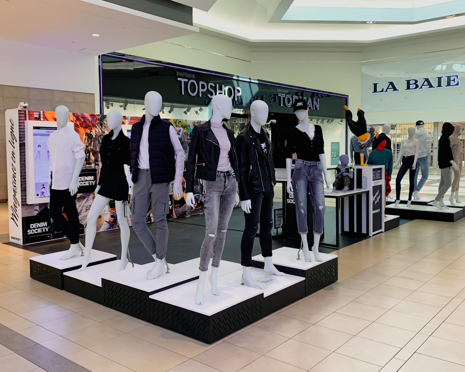 Unmanned Kiosk with Interactive Touch Screens for Denim Society Addobox Smart Locker - custom designed for Denim Society