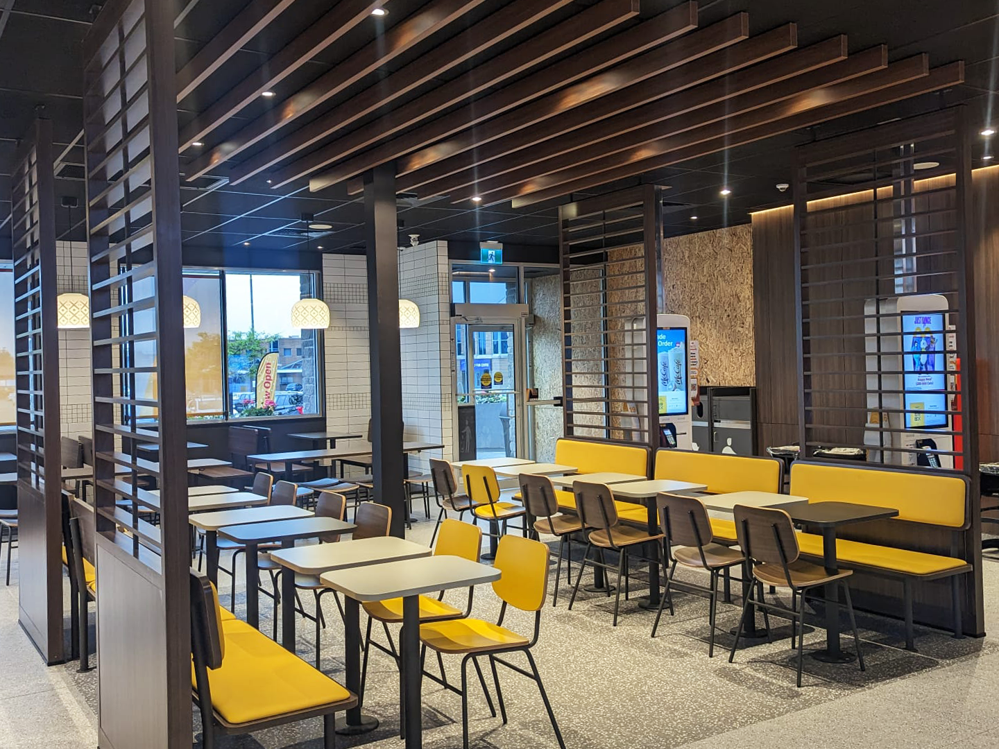 Restaurant Design - Custom Restaurant Furniture - McDonald's Touch of Archery - Custom Fixtures - Custom Furniture - Restaurant Industry