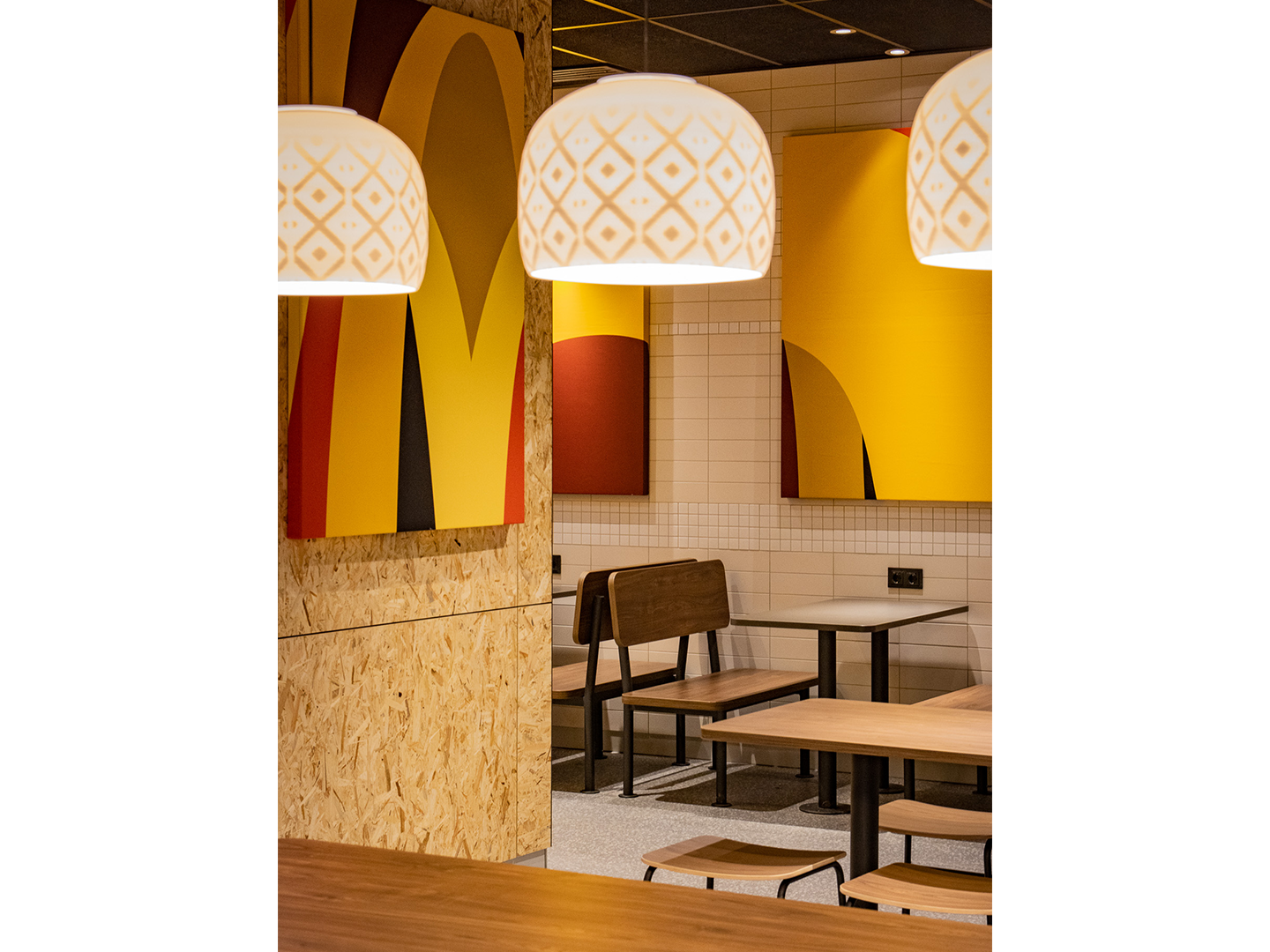 Restaurant Design - Custom Restaurant Furniture - McDonald's Touch of Archery - Custom Fixtures - Custom Furniture - Restaurant Industry