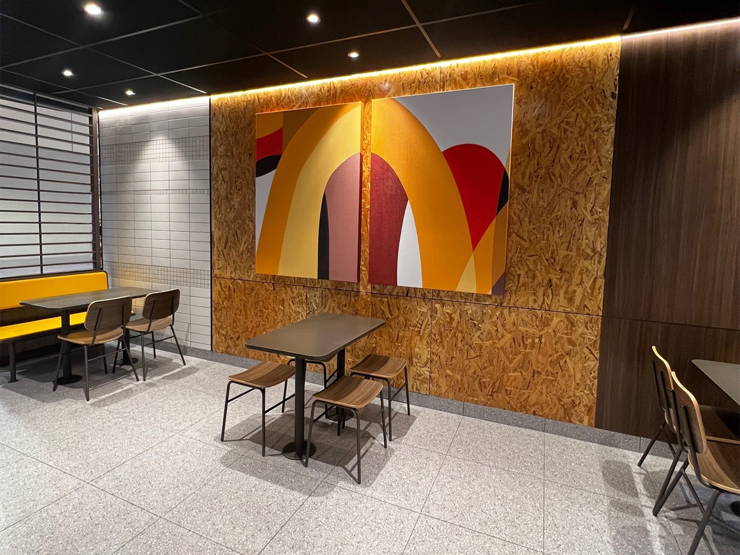 Restaurant Design - Custom Restaurant Furniture - McDonald's Touch of Archery - Custom Fixtures - Custom Furniture - Restaurant Industry