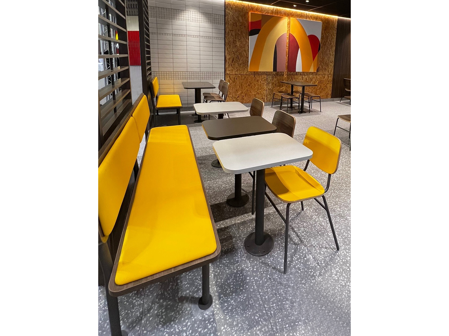 Restaurant Design - Custom Restaurant Furniture - McDonald's Touch of Archery - Custom Fixtures - Custom Furniture - Restaurant Industry