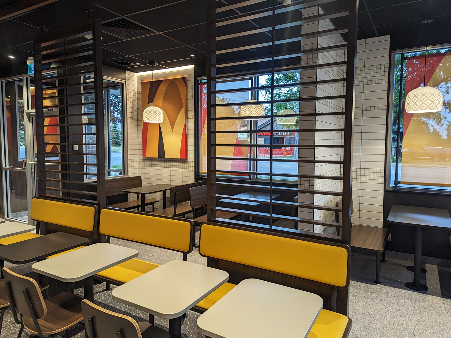 Restaurant Design - Custom Restaurant Furniture - McDonald's Touch of Archery - Custom Fixtures - Custom Furniture - Restaurant Industry