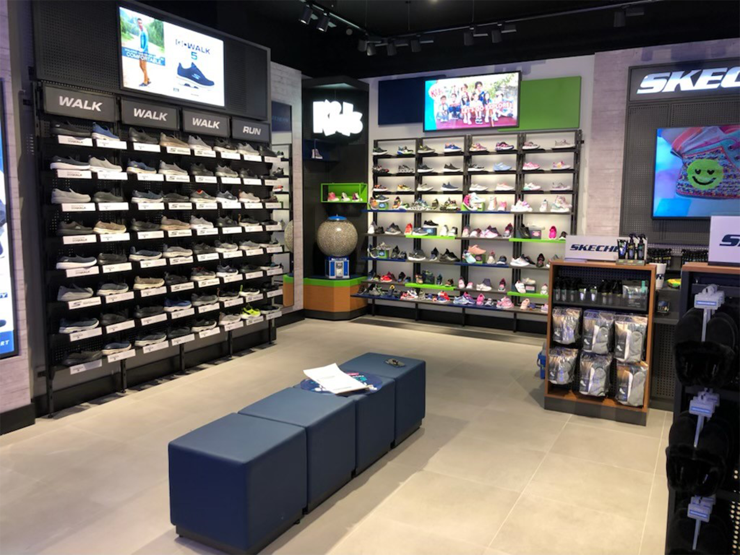 Skechers Store Design - Shoe Racks - Retail Shoe Display - Retail Fixtures - Custom Shoe Display