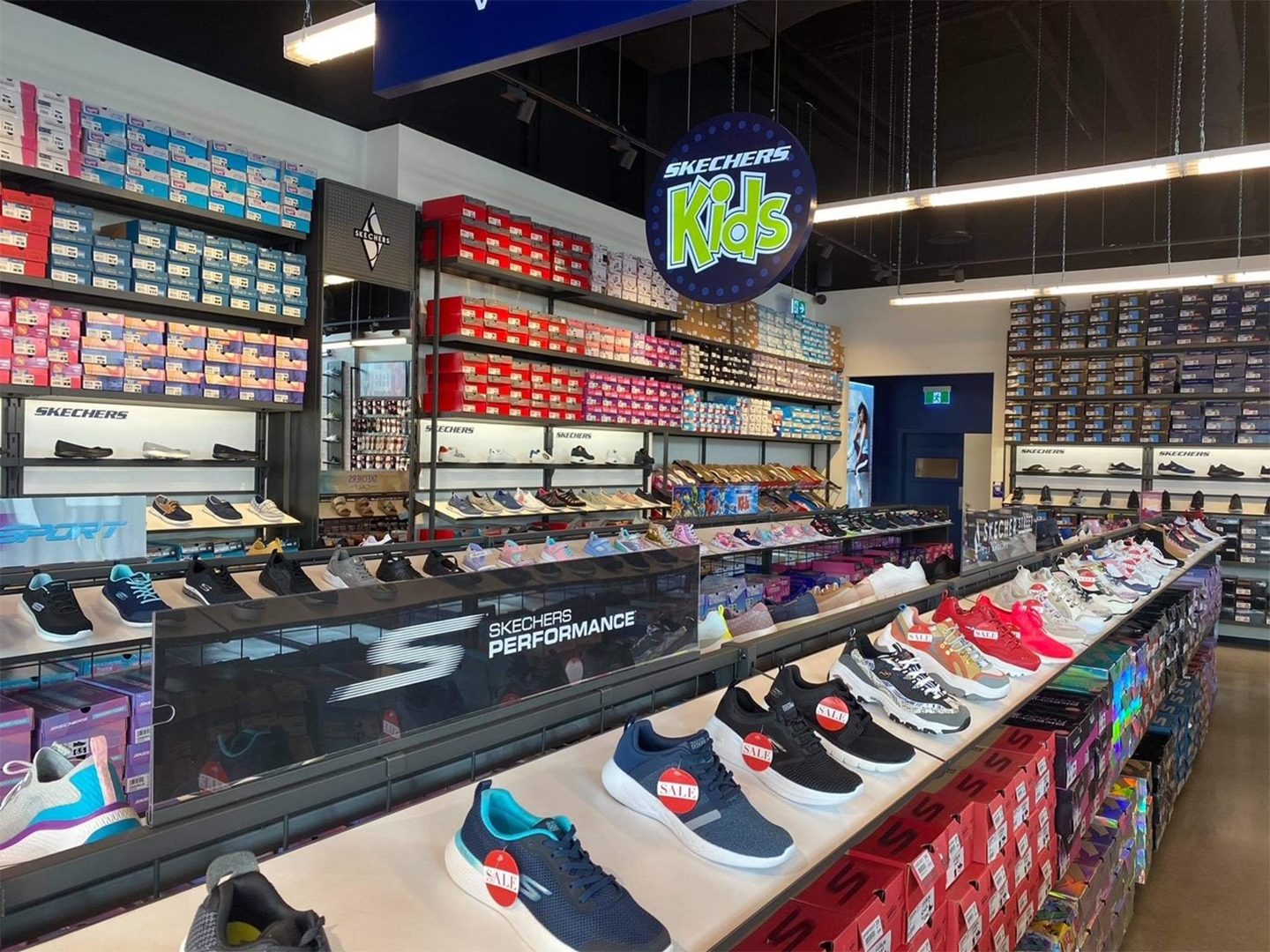 Skechers Store Design - Shoe Racks - Retail Shoe Display - Retail Fixtures - Custom Shoe Display