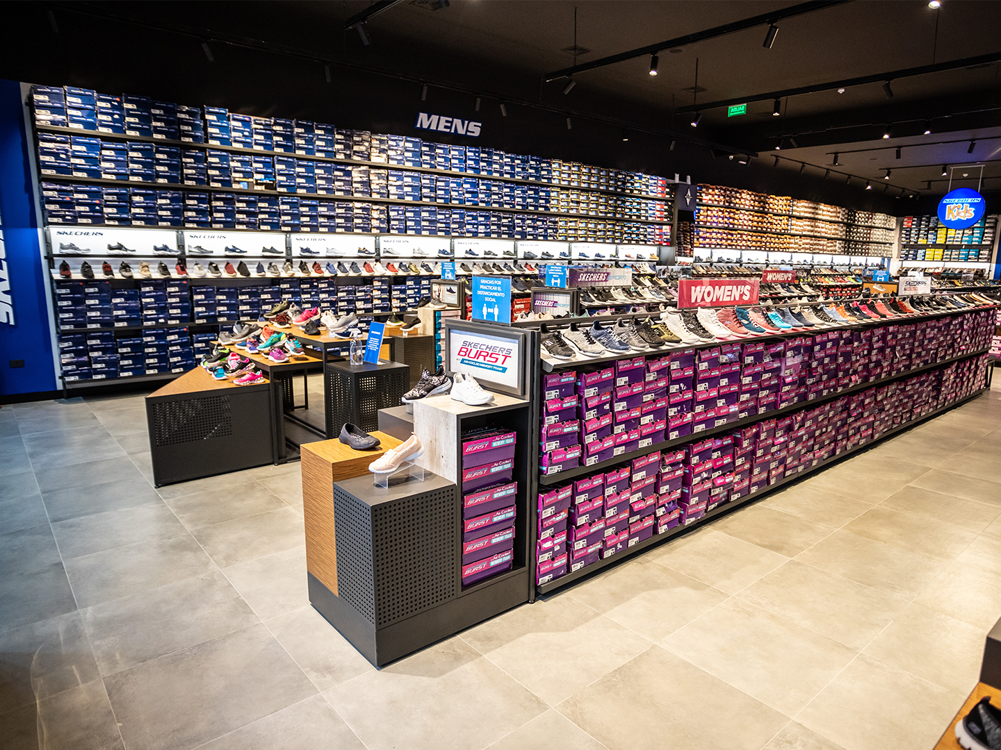 Skechers Store Design - Shoe Racks - Retail Shoe Displays - Retail Fixtures - Custom Shoe Display